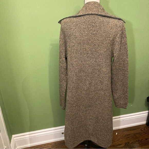 Suzy Shier Tan Sweater Duster Cardigan - Picture 9 of 10